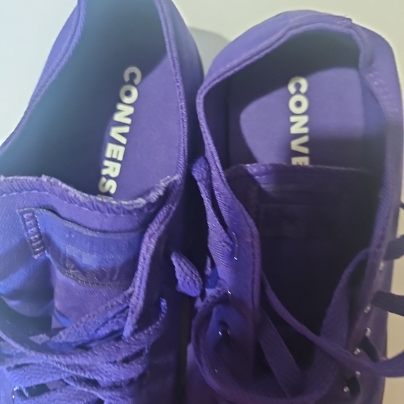 Converse Purple Sneakers - Picture 2 of 8